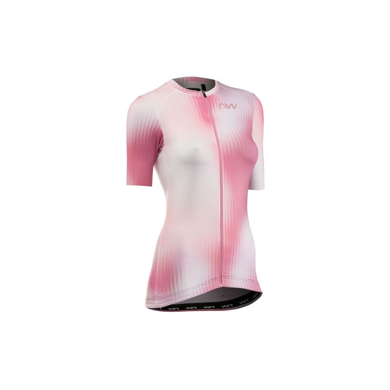 Cyklistické tričko NORTHWAVE Blade Woman Jersey S/s, růžové