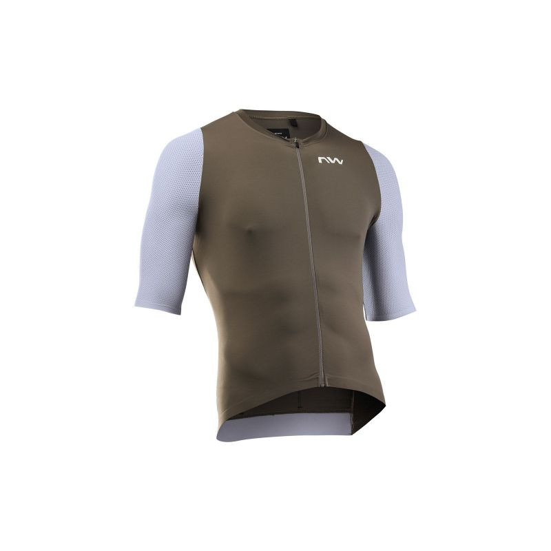 Cyklistické tričko NORTHWAVE Extreme Evo Jersey S/s, hnědé - Pro ženy pro ženy cyklistické dresy