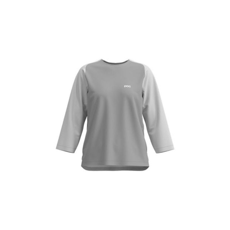Cyklistické tričko POC W´s Motion Air 3/4 Jersey, šedé
