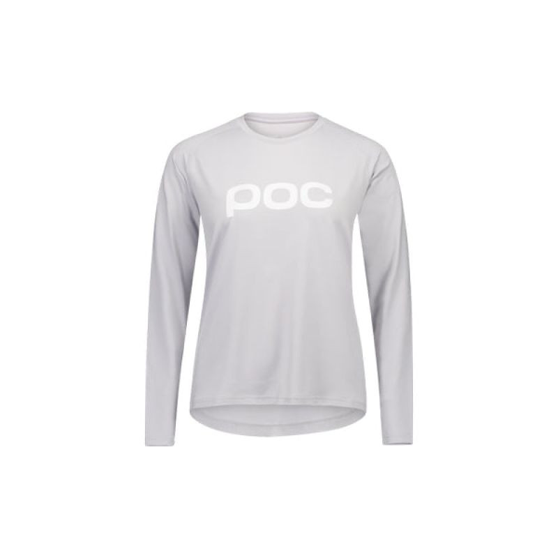 Cyklistické tričko POC W´s Reform Enduro Jersey, světle šedé