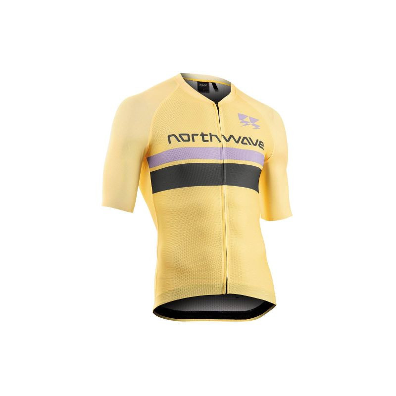 Cyklistické tričko NORTHWAVE Blade Air 2 Jersey Short Sleeve, žluté - Pro ženy pro ženy cyklistické dresy