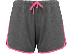 Kariban ProAct PA 1021 Dámské sportovní kalhoty 20.1021 grey heather/fluo pink