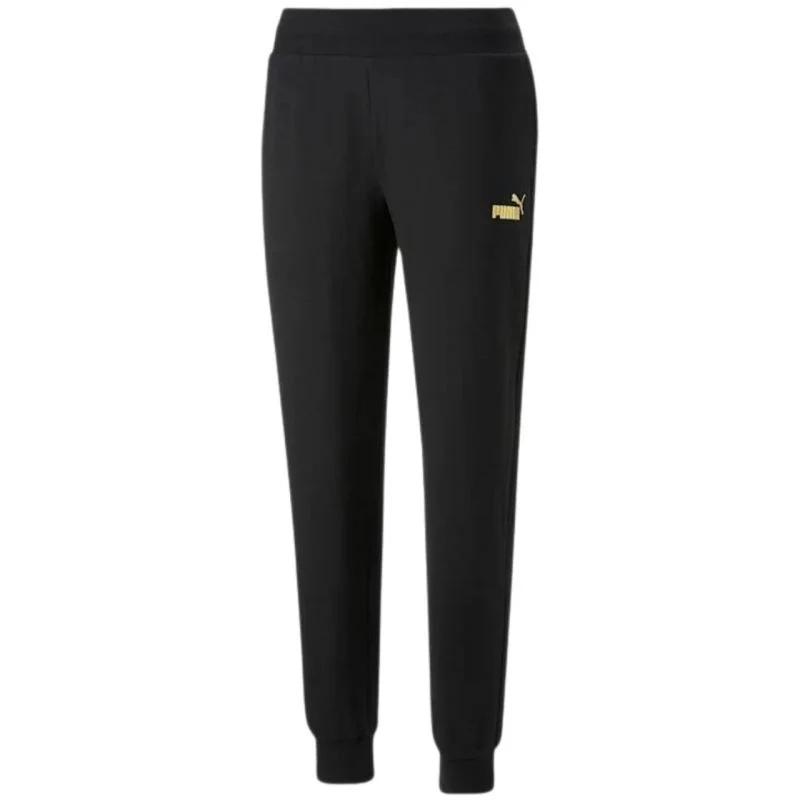 Puma ESS+ Metallic Pants FL W 849959 01 dámské - Pro ženy pro ženy kalhoty