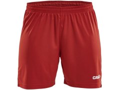 Craft Teamwear Squad Go Short Solid W Dámské sportovní kraťasy 82.5576 bright red