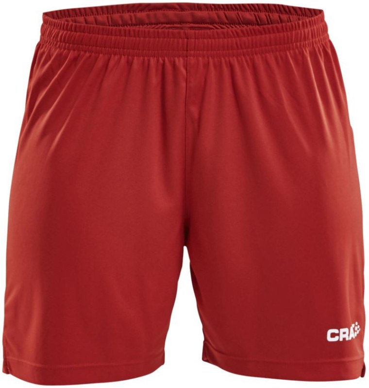 Craft Teamwear Squad Go Short Solid W Dámské sportovní kraťasy 82.5576 bright red