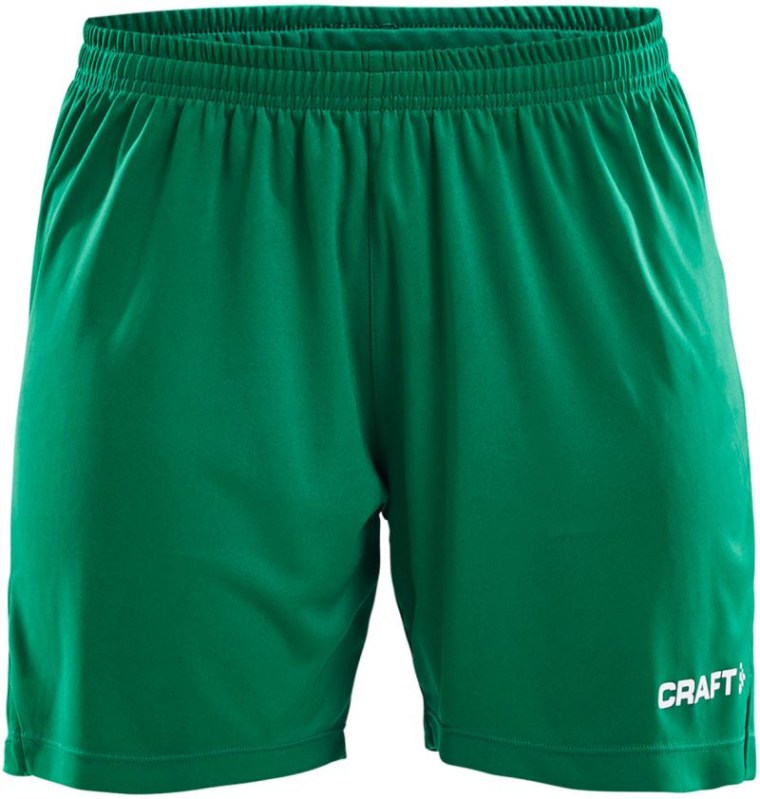 Craft Teamwear Squad Go Short Solid W Dámské sportovní kraťasy 82.5576 team green