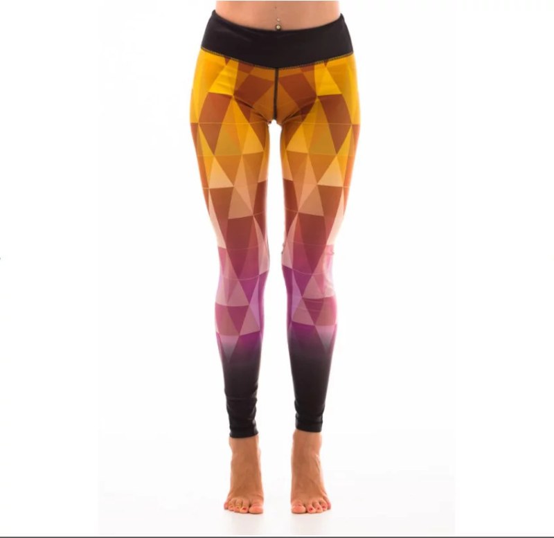 Dámské fitness legíny Six Deuce Nefertari SD-3850-YEPI - Litexo