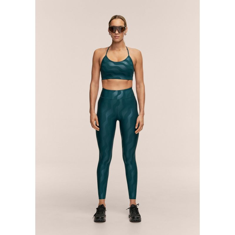Dámské tréninkové legíny CASALL Heat Printed High Waist Tights, šedé