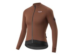 Dámská cyklistická mikina Rockbros YDWT006 TVI, zateplená, podzim/zima, velikost M – hnědá