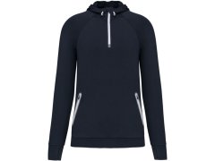 Kariban ProAct PA 360 Sportovní mikina s kapucí a 1/4 zipem 20.P360 navy