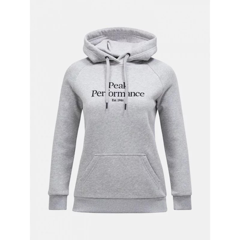 Dámská mikina Original Hood W G77747080-M03 šedá - Peak Performance - Pro ženy pro ženy mikiny