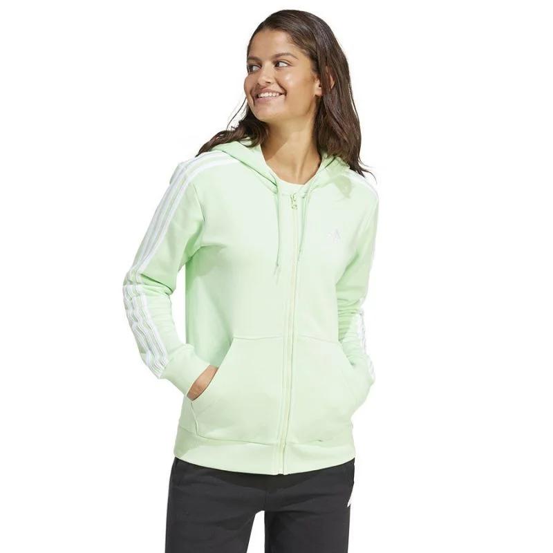 Mikina adidas 3 Stripes FL Full-Zip HD Sweatshirt W IR6077 - Pro ženy pro ženy mikiny