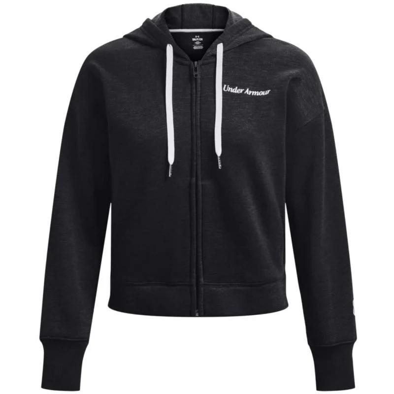 Dámské tričko Essential Fleece Script FZ W 1374106-001 - Under Armour