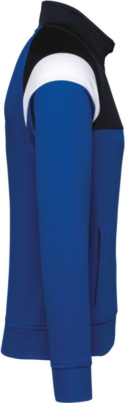 Kariban ProAct PA 387 Tréninková mikina s 1/4 zipem 20.P387 dark royal blue/navy