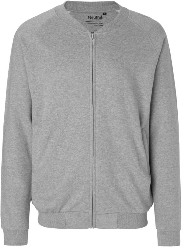 Neutral O 73501 Unisex mikina z&nbsp;bio bavlny 77.7301 sport grey - Pro ženy pro ženy mikiny