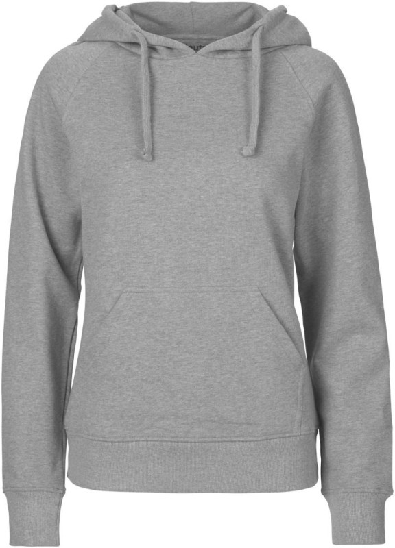Neutral O 83101 Dámská mikina s&nbsp;kapucí z&nbsp;bio bavlny 77.8311 sport grey - Pro ženy pro ženy mikiny