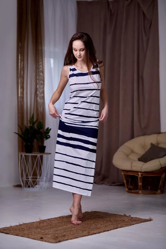 Dámské šaty Dress 0153 Bílá/černá - Effetto - Pro ženy pro ženy šaty a&nbsp;sukně