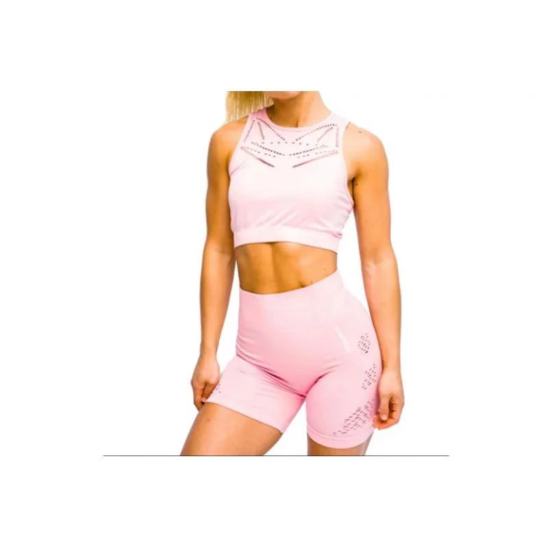 Tělocvična BraHero Venice Beach Top Short Bra W BRA-SHORTMILKSHAKE