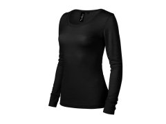Dámské tričko s dlouhým rukávem Premium Merino Rise MLI-16001 Černá - Malfini