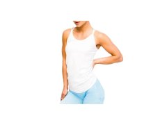 GymHero L.A Classic Basic Tee W WHITE-TEE tričko