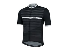 Rogelli STRIPE dres 2XL černobílý