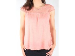 Tričko Wrangler s krátkým rukávem Coral Peach W W7337FDJX