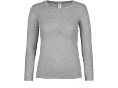 B&C #E150 LSL /women Dámské tričko s&nbsp;dlouhým rukávem 01.006T sport grey