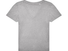 B&C #E150 V /women Dámské tričko s výstřihem do V 01.014T sport grey