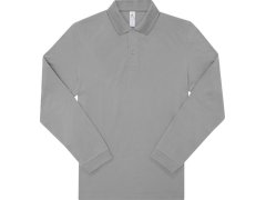 B&C My Polo 180 LSL Piqué polo s&nbsp;dlouhým rukávem 01.U425 sport grey