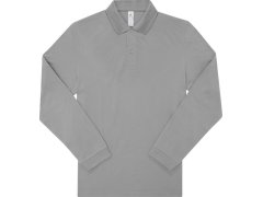 B&C My Polo 210 LSL Piqué polo s&nbsp;dlouhým rukávem z&nbsp;těžké bavlny 01.U427 sport grey