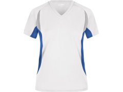 Daiber JN 390 Dámské běžecké tričko s výstřihem do V 02.0390 white/royal