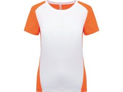 Kariban ProAct PA 4015 Dámské kontrastní sportovní tričko 20.4015 white/fluorescent orange