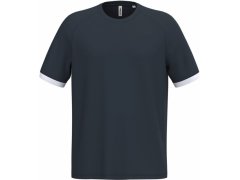 Kariban ProAct PA 4045 Unisex kontrastní sportovní tričko 20.4045 navy/white