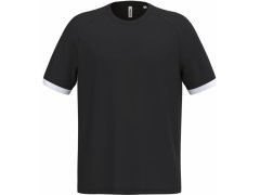 Kariban ProAct PA 4045 Unisex kontrastní sportovní tričko 20.4045 black/white
