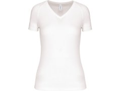 Kariban ProAct PA 477 Dámské sportovní tričko s výstřihem do V 20.P477 white