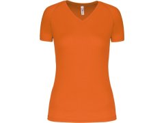 Kariban ProAct PA 477 Dámské sportovní tričko s výstřihem do V 20.P477 fluorescent orange