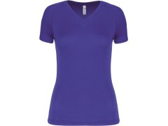 Kariban ProAct PA 477 Dámské sportovní tričko s výstřihem do V 20.P477 violet
