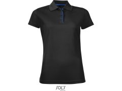 SOL´S Performer Women Dámské piqué sportovní polo 25.1198 black