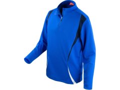 Spiro S 178X Tréninkový top s "1/4" zip s dlouhým rukávem 29.178X royal/navy/white
