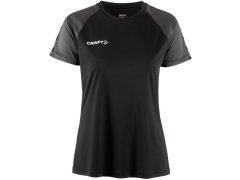 Craft Teamwear Squad Go Contrast Jersey W Dámské kontrastní sportovní tričko 82.2726 black/granite