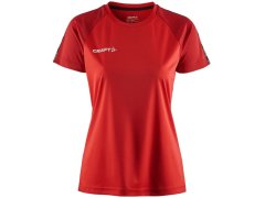 Craft Teamwear Squad Go Contrast Jersey W Dámské kontrastní sportovní tričko 82.2726 bright red/express