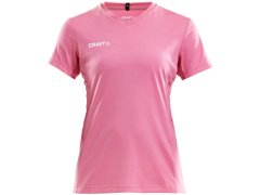 Craft Teamwear Squad Go Jersey Solid W Dámské sportovní tričko s&nbsp;výstřihem do V 82.5566 pop