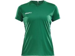 Craft Teamwear Squad Go Jersey Solid W Dámské sportovní tričko s&nbsp;výstřihem do V 82.5566 team green