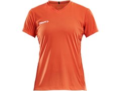 Craft Teamwear Squad Go Jersey Solid W Dámské sportovní tričko s&nbsp;výstřihem do V 82.5566 cocktail