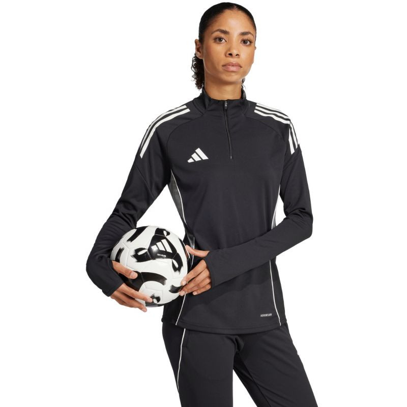 Dámský tréninkový top adidas Tiro 25 Competition Training Top black-grey JC6273 - Pro ženy pro ženy trička, tílka, košile