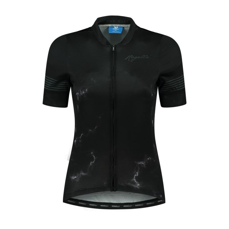 Rogelli dámský dres MARBLE black-grey L - Pro ženy pro ženy trička, tílka, košile