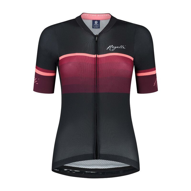 Rogelli dámský dres IMPRESS II maroon-coral 2XL