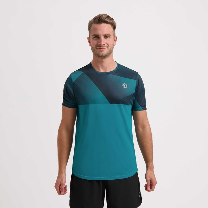 Běžecké tričko Rogelli RUSH, modré, velikost 2XL - Pro ženy pro ženy trička, tílka, košile