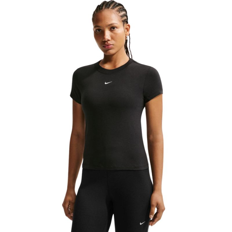 Nike Sportswear Chill Knit dámské tričko černé FV5508 010 - Pro ženy pro ženy trička, tílka, košile