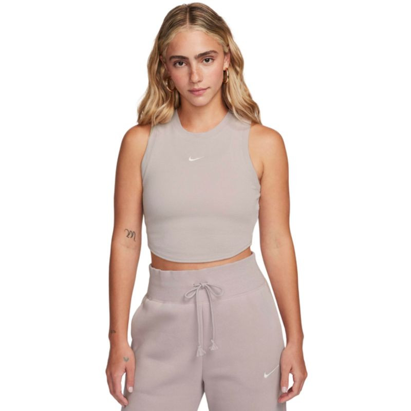 Dámské tričko Nike Sportswear Chill Knit beige FB8279 019 - Pro ženy pro ženy trička, tílka, košile